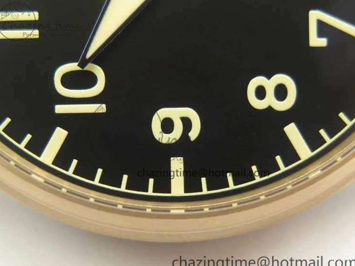 MIROTIME 0823 Big Pilot IW510301 Satin-Polished RG YLF Best Edition Black Dial On Leather Strap A Flexible 7222